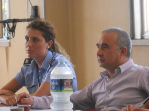 mastrulli con una collega